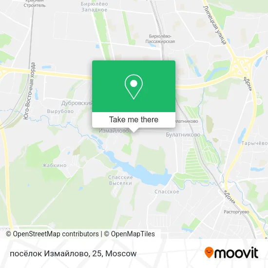 посёлок Измайлово, 25 map