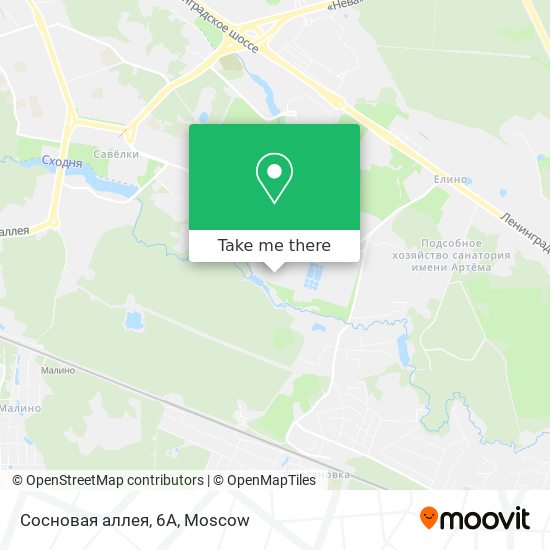 Сосновая аллея, 6А map