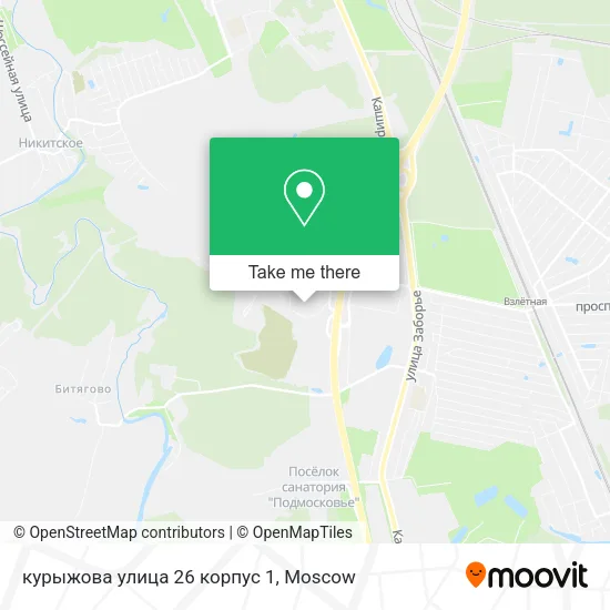 курыжова улица 26 корпус 1 map