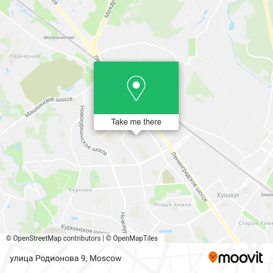 улица Родионова 9 map