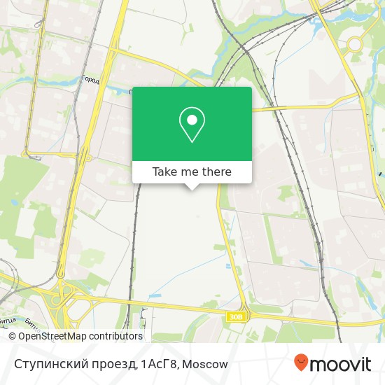 Ступинский проезд, 1АсГ8 map