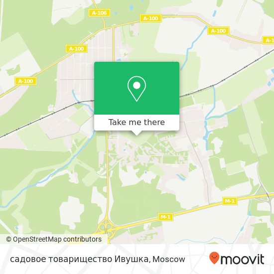 садовое товарищество Ивушка map