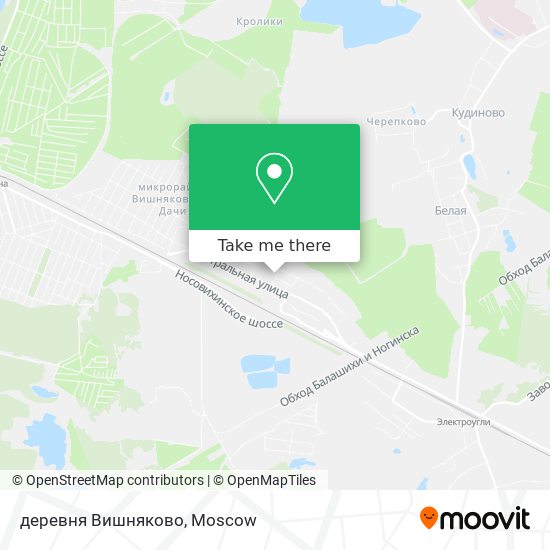 деревня Вишняково map