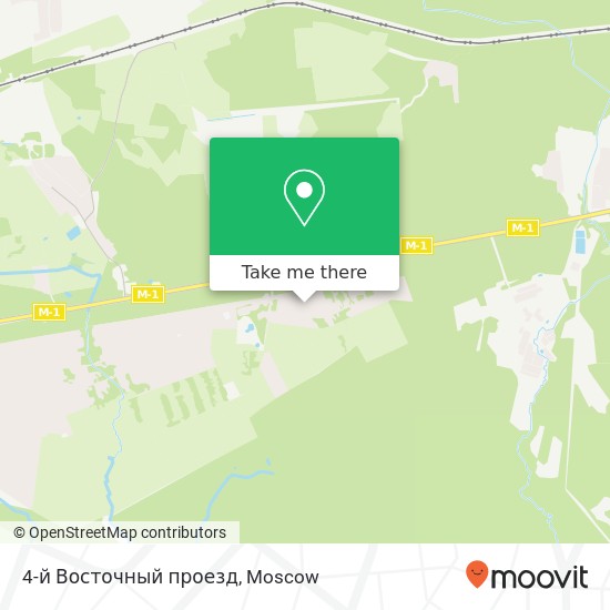 4-й Восточный проезд map