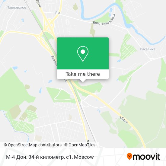 М-4 Дон, 34-й километр, с1 map