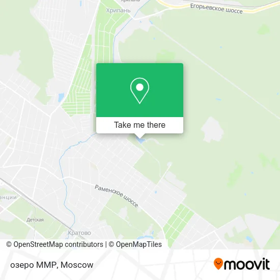 озеро ММР map