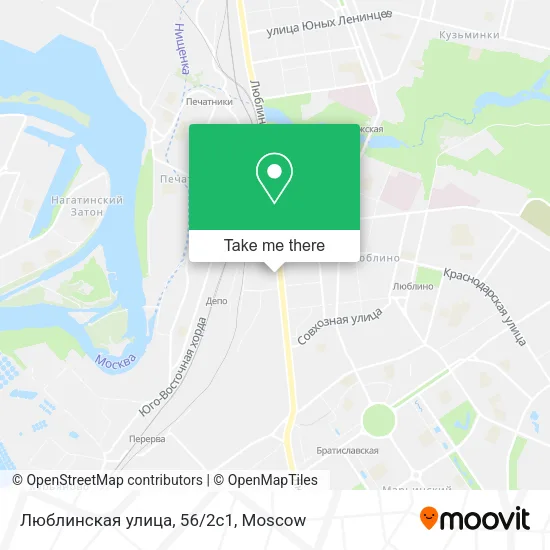 Люблинская улица, 56/2с1 map