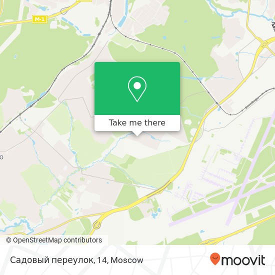 Садовый переулок, 14 map