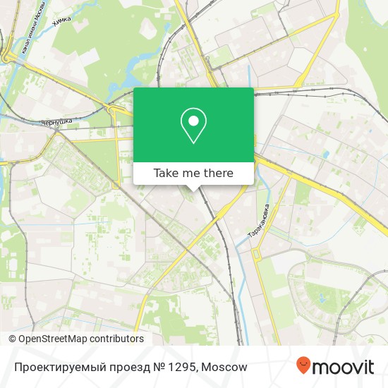 Проектируемый проезд № 1295 map