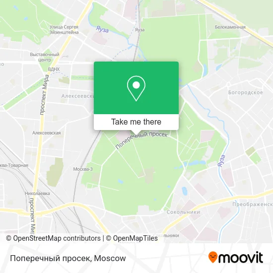 Поперечный просек map