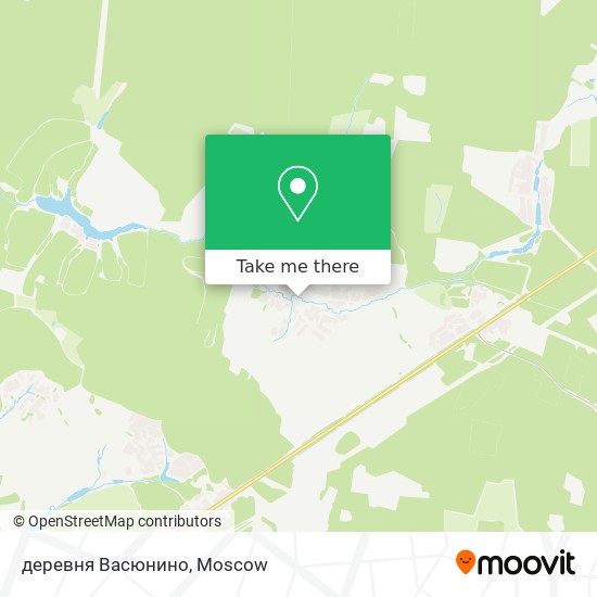 деревня Васюнино map