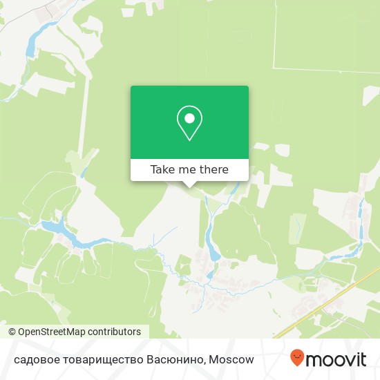 садовое товарищество Васюнино map