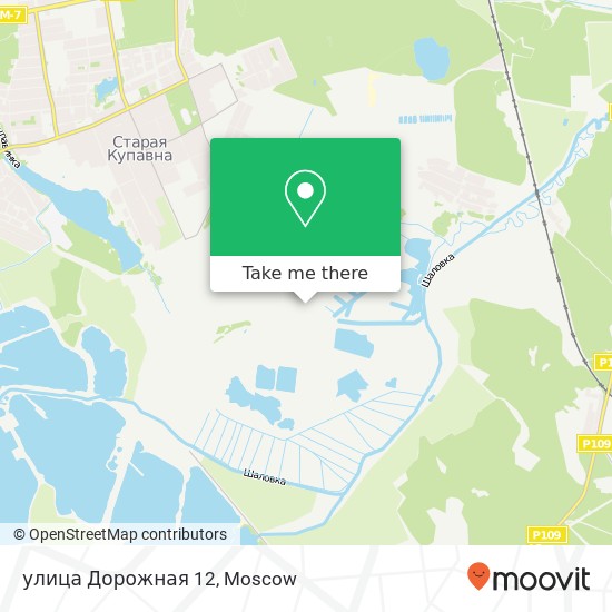 улица Дорожная 12 map