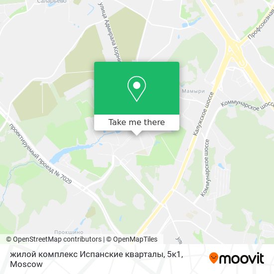 жилой комплекс Испанские кварталы, 5к1 map