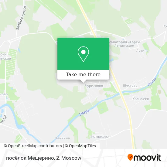 посёлок Мещерино, 2 map