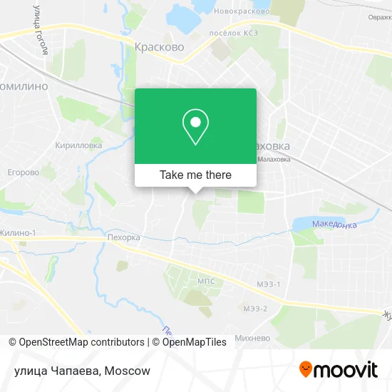 улица Чапаева map