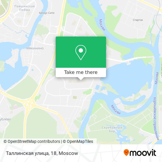 Таллинская улица, 18 map