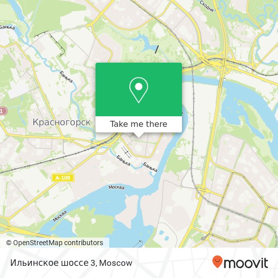 Ильинское шоссе 3 map