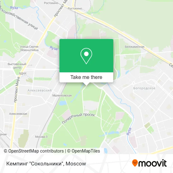 Кемпинг "Сокольники" map