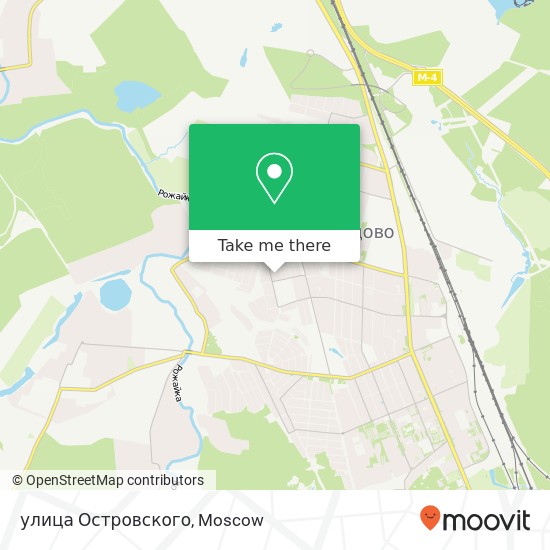 улица Островского map