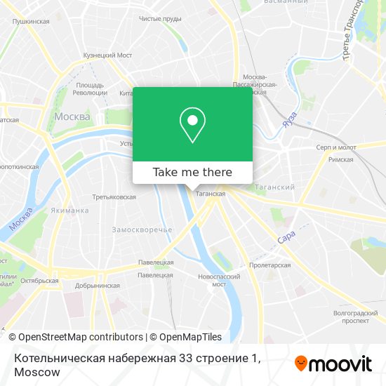 Котельническая набережная 33 строение 1 map