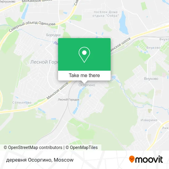 деревня Осоргино map