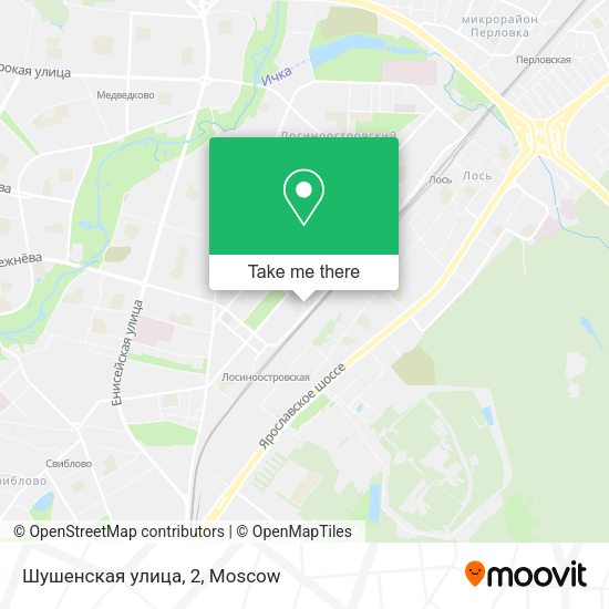 Шушенская улица, 2 map