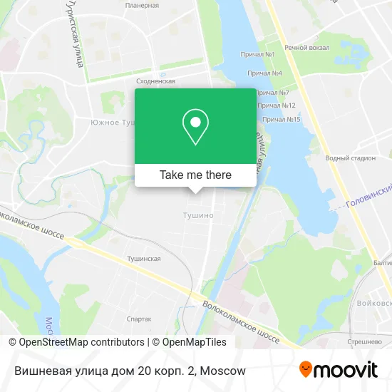 Вишневая улица дом 20 корп. 2 map