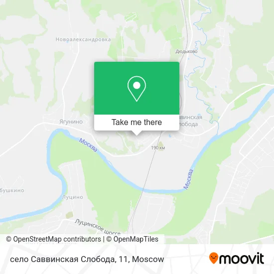 село Саввинская Слобода, 11 map