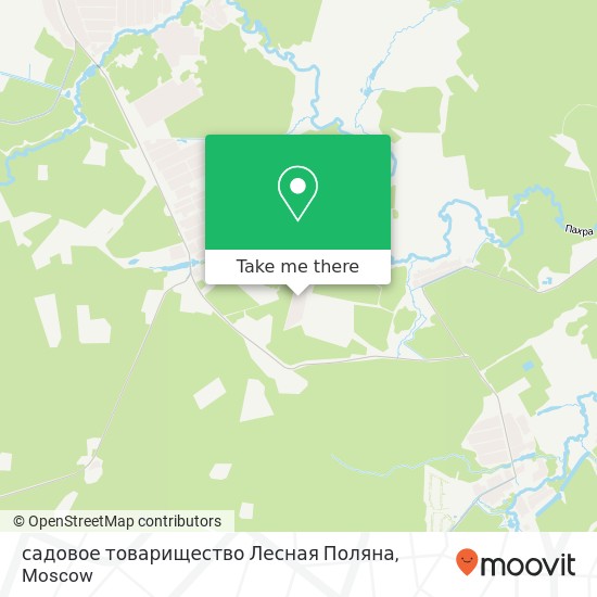 садовое товарищество Лесная Поляна map