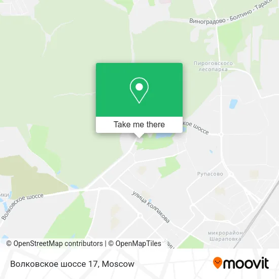 Волковское шоссе 17 map