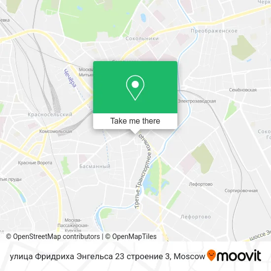 улица Фридриха Энгельса 23 строение 3 map