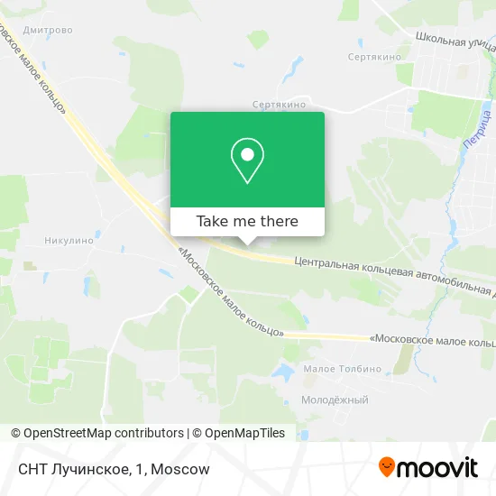 СНТ Лучинское, 1 map