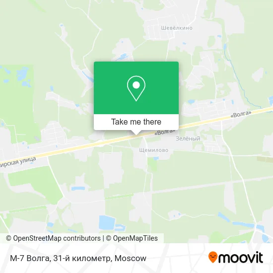 М-7 Волга, 31-й километр map