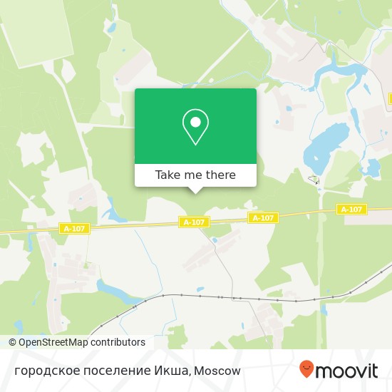 городское поселение Икша map