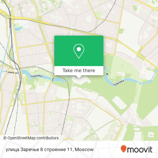 улица Заречье 8 строение 11 map