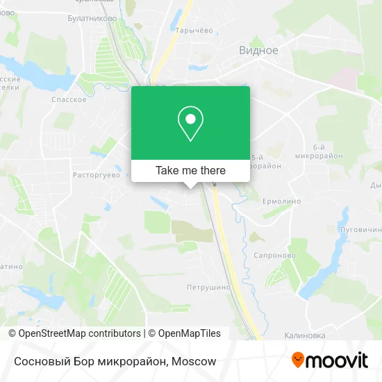 Сосновый Бор микрорайон map