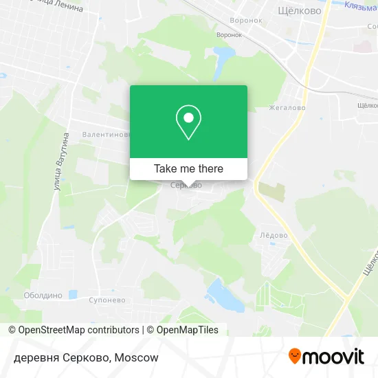 деревня Серково map