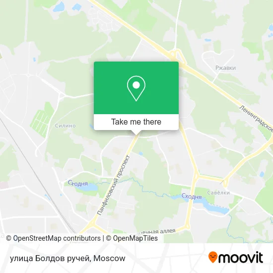 улица Болдов ручей map