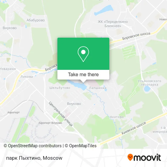 парк Пыхтино map