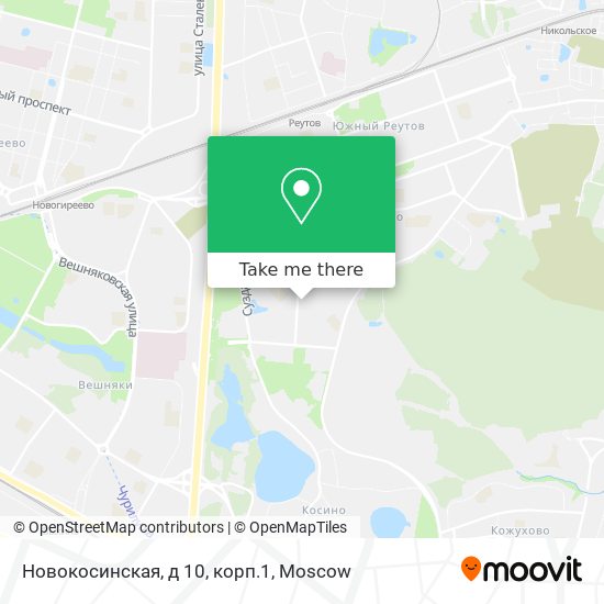 Новокосинская, д 10, корп.1 map