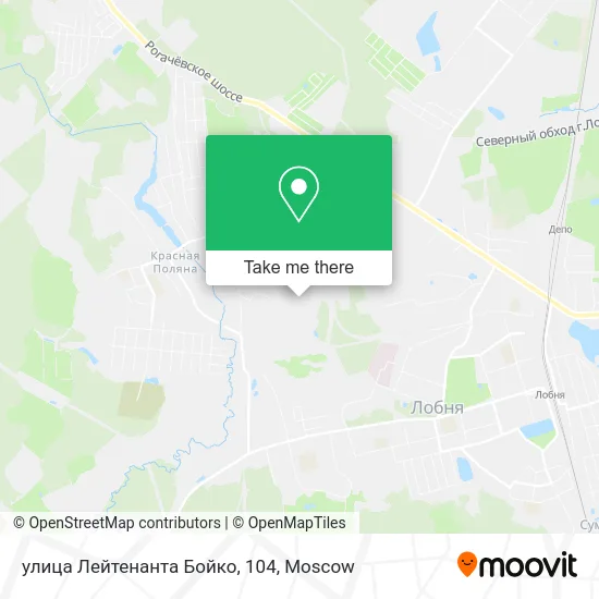 улица Лейтенанта Бойко, 104 map