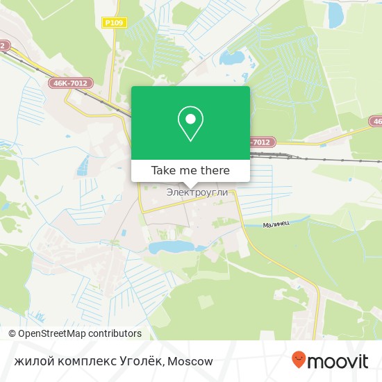 жилой комплекс Уголёк map