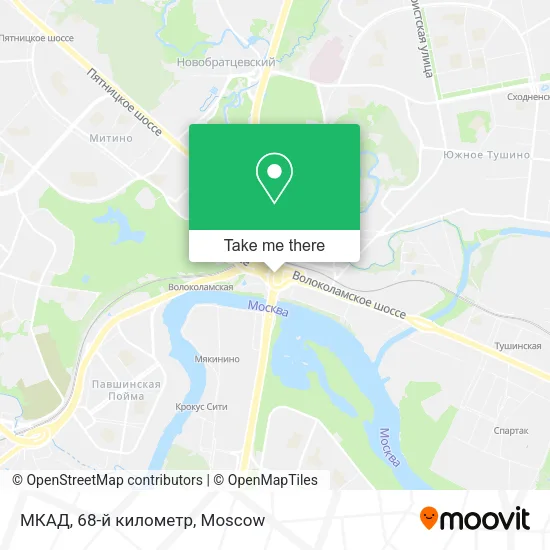 МКАД, 68-й километр map