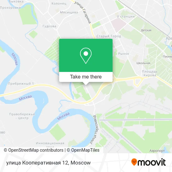 улица Кооперативная 12 map