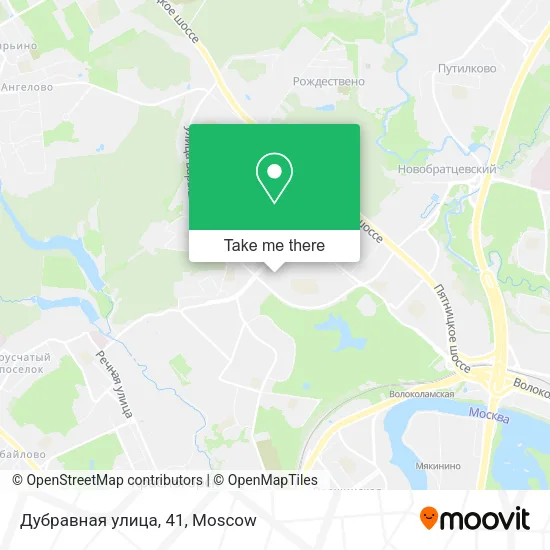 Дубравная улица, 41 map