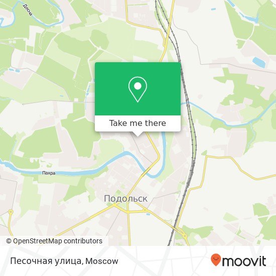 Песочная улица map