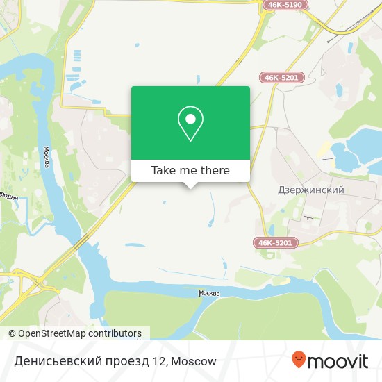 Денисьевский проезд 12 map