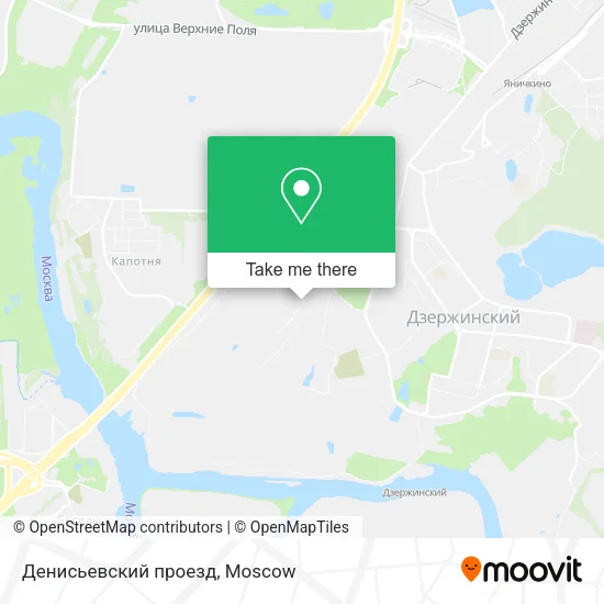 Денисьевский проезд map