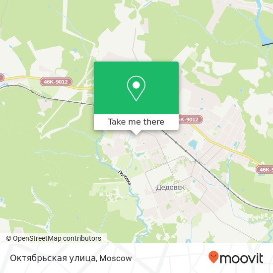 Октябрьская улица map